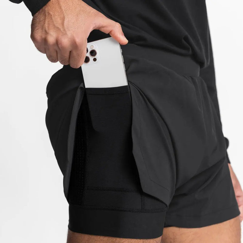 Muscle Men'S Gym Sports Shorts Stretch