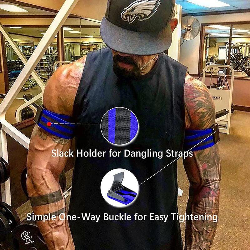 Fitness Gym Equipment Training BFR Occlusion Bands Bodybuilding Weightlifting Arm Leg Muscle Growth Blood Flow Restriction Bands - Core Dynamic Fitness