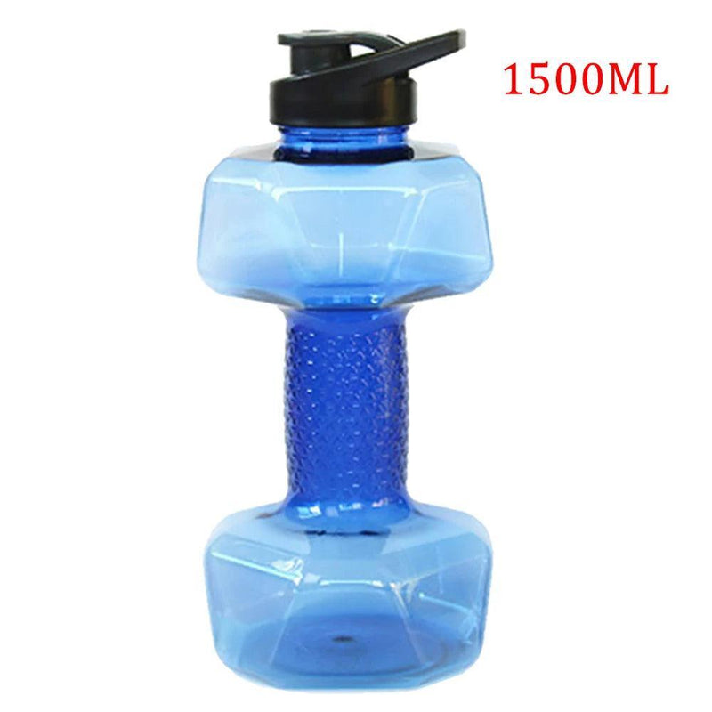 Water Dumbbell Sport Bottle Large Capacity Gym Running Fitness Bodybuilding Exercise Outdoor Bicycle Camping Cycling Bottle - Core Dynamic Fitness