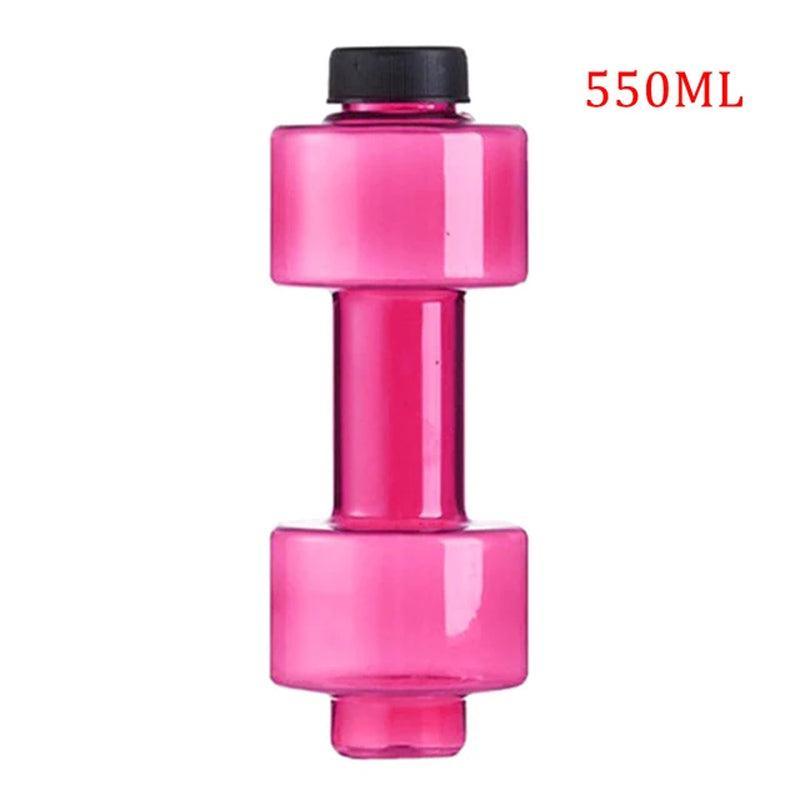 Water Dumbbell Sport Bottle Large Capacity Gym Running Fitness Bodybuilding Exercise Outdoor Bicycle Camping Cycling Bottle - Core Dynamic Fitness