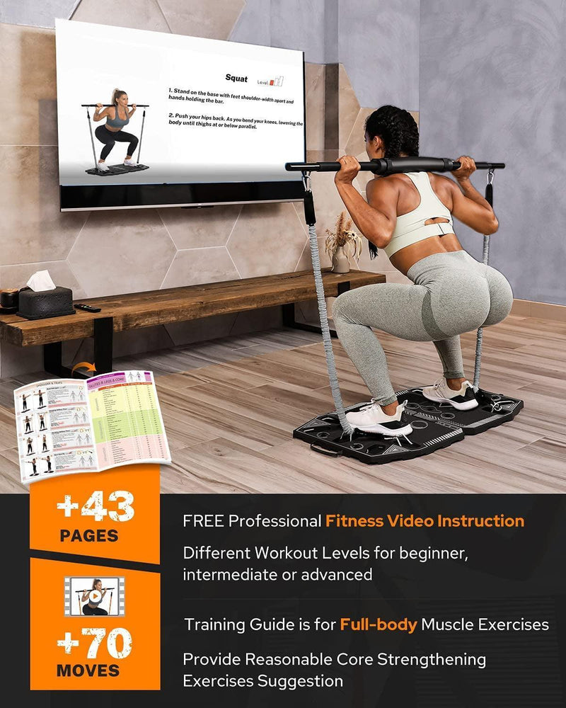 Portable Workout Equipment with 14 Exercise - Core Dynamic Fitness