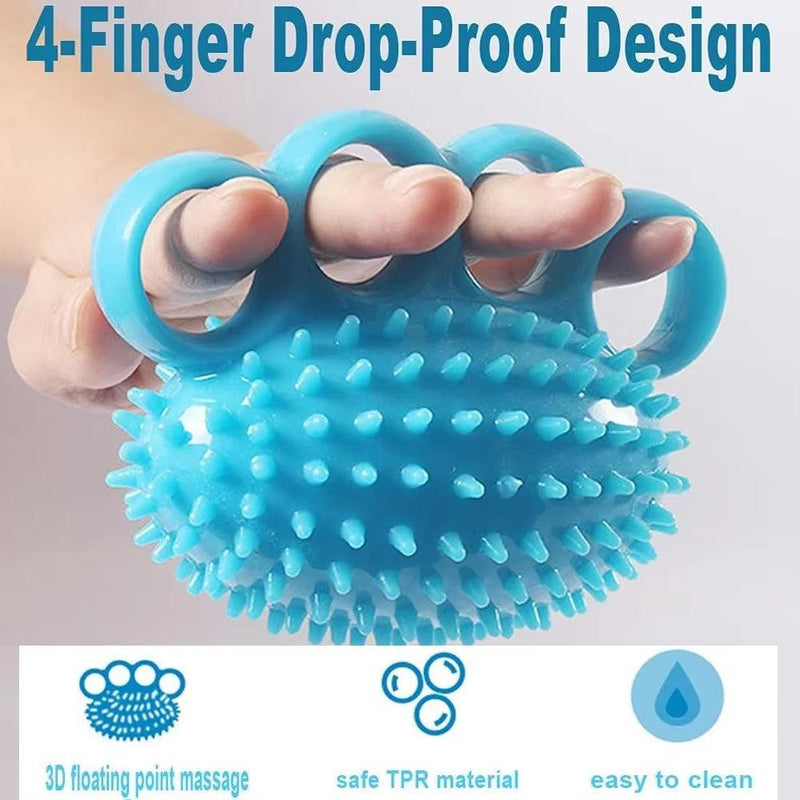 Hand Grip Strengthener Finger Exerciser Training Ball for Patient Recovery Elderly Stroke Arthriti Physical Therapy Hand Massage - Core Dynamic Fitness