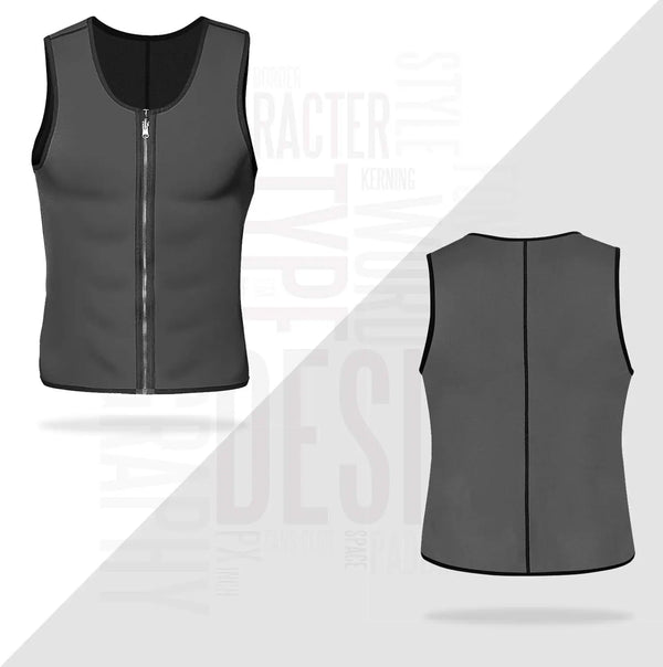 Men Sauna Tank Top Body Shaper Corset Vest Weight Loss Sweat Waist Trainer Neoprene Tank Top Shapewear