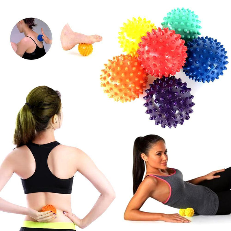 PVC Spiky Massage Ball Trigger Point Sport Fitness Hand Foot Pain Stress Relief Muscle Relax Ball - Core Dynamic Fitness