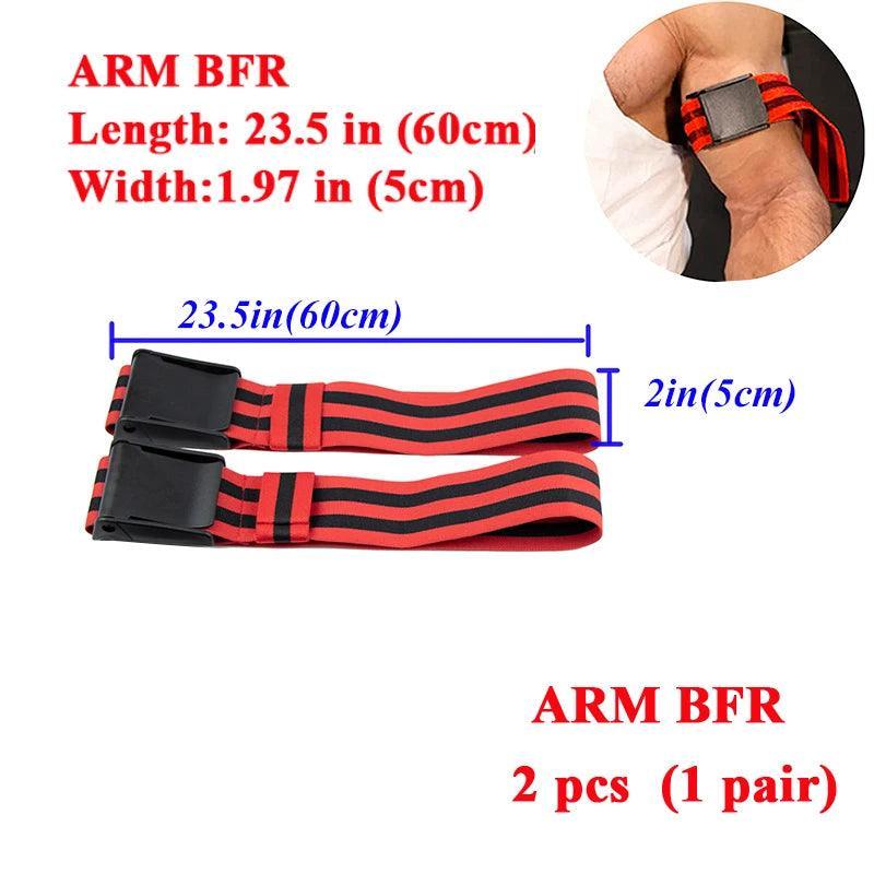 Fitness Gym Equipment Training BFR Occlusion Bands Bodybuilding Weightlifting Arm Leg Muscle Growth Blood Flow Restriction Bands - Core Dynamic Fitness