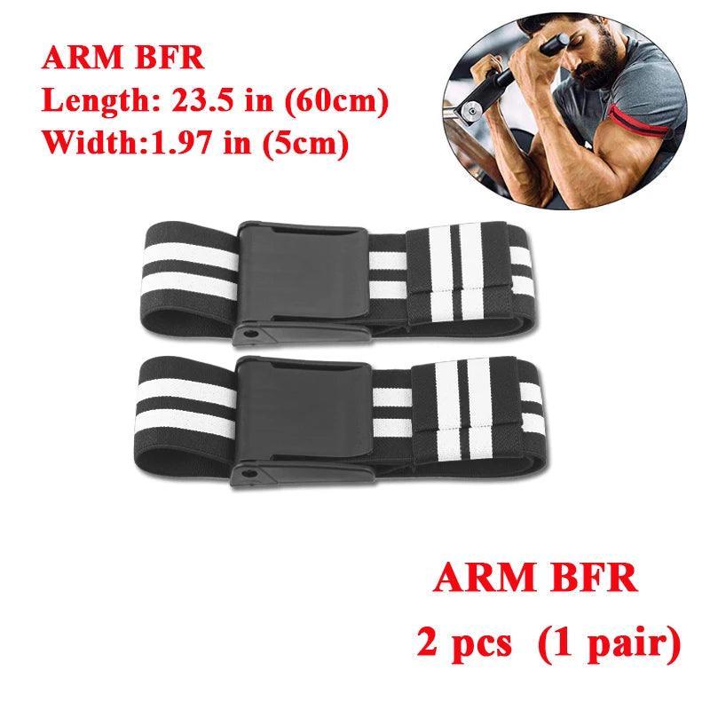 Fitness Gym Equipment Training BFR Occlusion Bands Bodybuilding Weightlifting Arm Leg Muscle Growth Blood Flow Restriction Bands - Core Dynamic Fitness