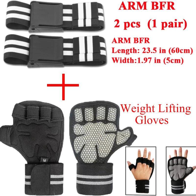 Fitness Gym Equipment Training BFR Occlusion Bands Bodybuilding Weightlifting Arm Leg Muscle Growth Blood Flow Restriction Bands - Core Dynamic Fitness