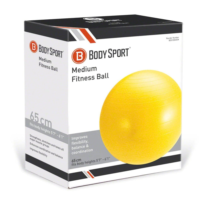 Yellow Fitness Ball - Core Dynamic Fitness