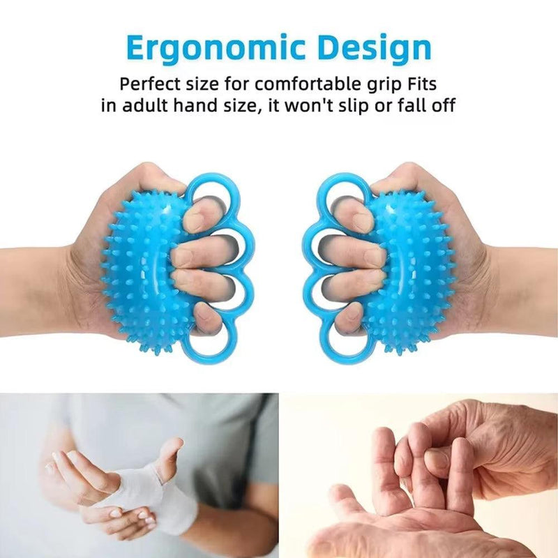 Hand Grip Strengthener Finger Exerciser Training Ball for Patient Recovery Elderly Stroke Arthriti Physical Therapy Hand Massage - Core Dynamic Fitness