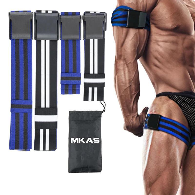 Fitness Gym Equipment Training BFR Occlusion Bands Bodybuilding Weightlifting Arm Leg Muscle Growth Blood Flow Restriction Bands - Core Dynamic Fitness