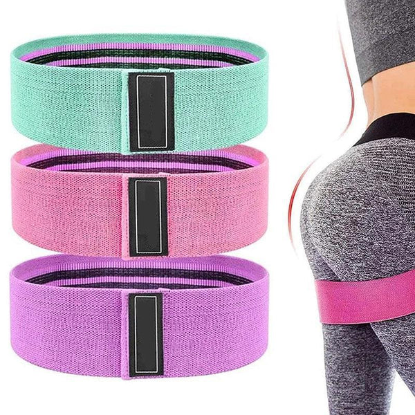 Elastic Rubber Resistance Bands 3Pcs - Core Dynamic Fitness