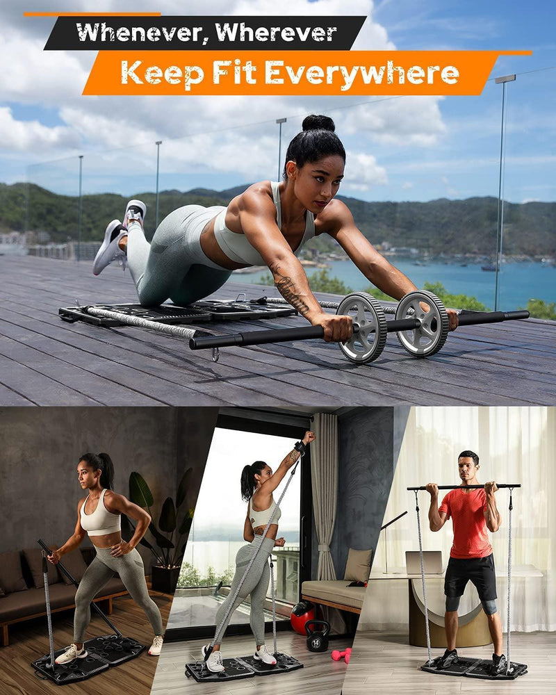 Portable Workout Equipment with 14 Exercise - Core Dynamic Fitness