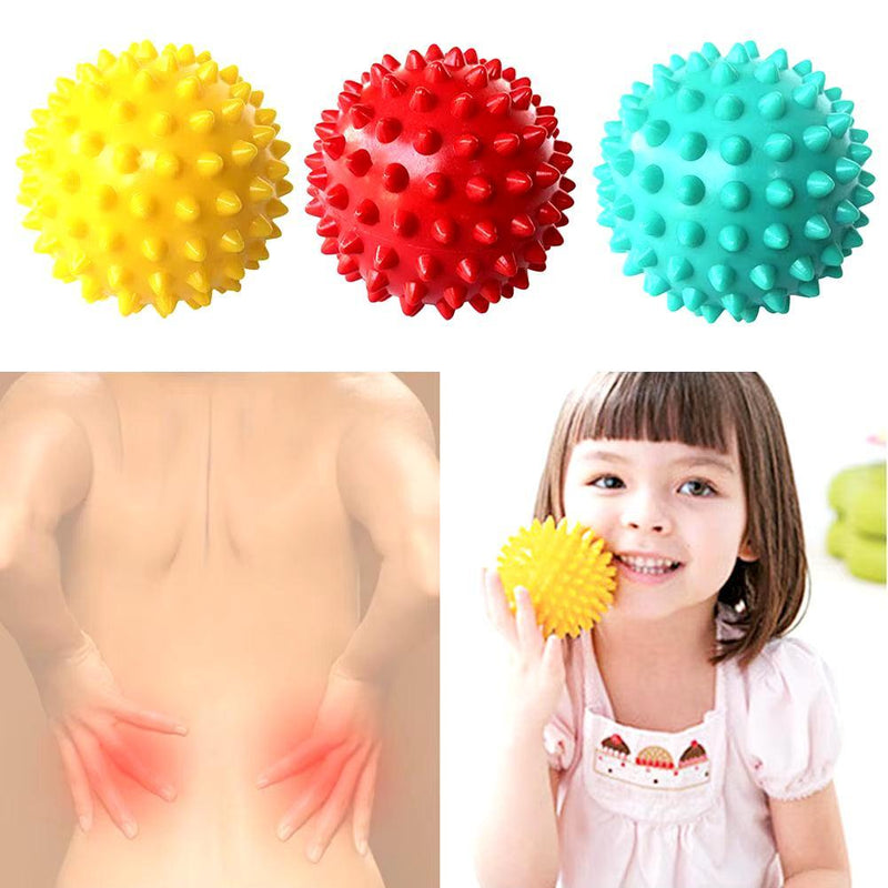 PVC Spiky Massage Ball Trigger Point Sport Fitness Hand Foot Pain Stress Relief Muscle Relax Ball - Core Dynamic Fitness