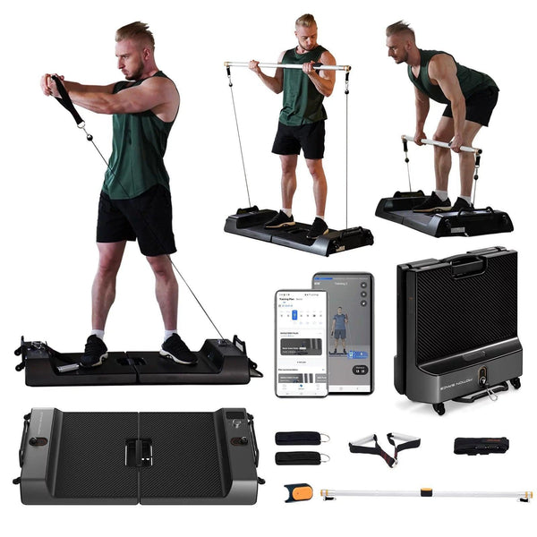 Smart Trainer 6 in 1 with APP - Multifunctional Weightlifting with Eccentric and Isokinetic Modes - Core Dynamic Fitness