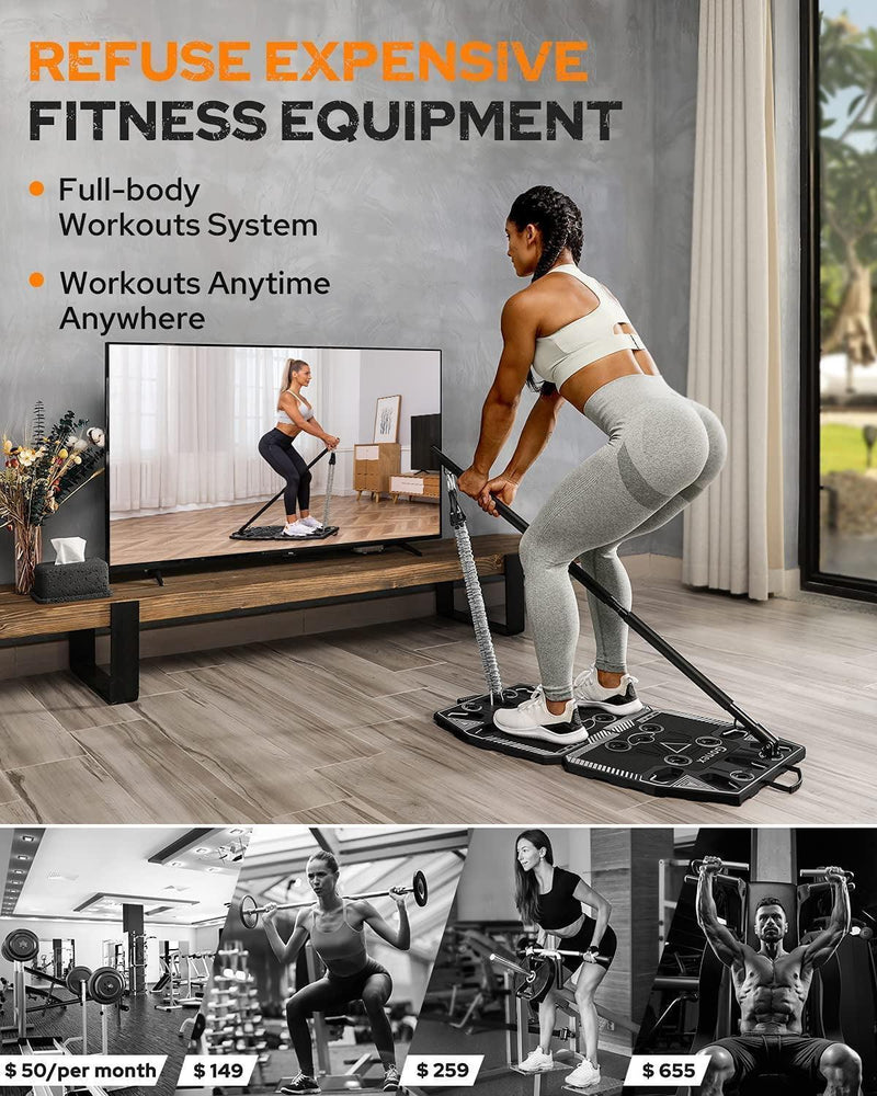 Portable Workout Equipment with 14 Exercise - Core Dynamic Fitness