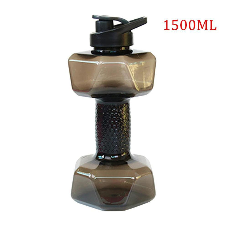 Water Dumbbell Sport Bottle Large Capacity Gym Running Fitness Bodybuilding Exercise Outdoor Bicycle Camping Cycling Bottle - Core Dynamic Fitness